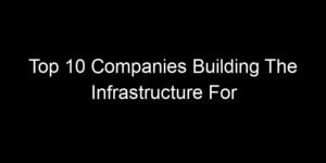 Read more about the article Top 10 Companies Building The Infrastructure For A 4-Day Work Week