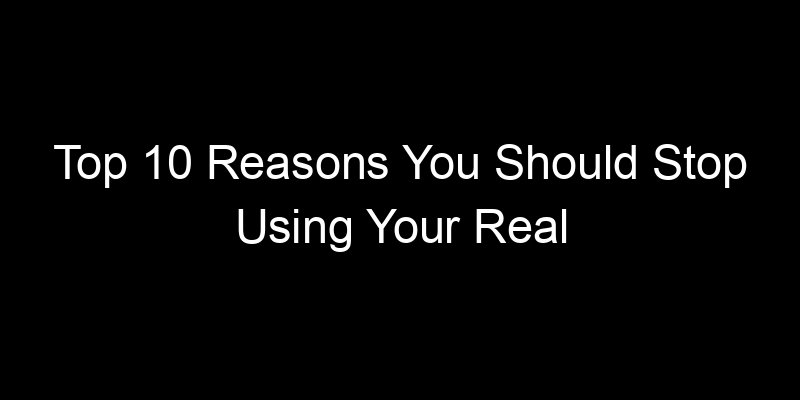 Read more about the article Top 10 Reasons You Should Stop Using Your Real Email For Signups