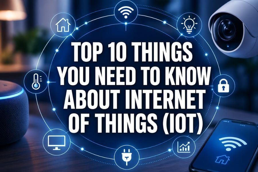 Read more about the article Top 10 Things You Need To Know About Internet of Things (IoT)