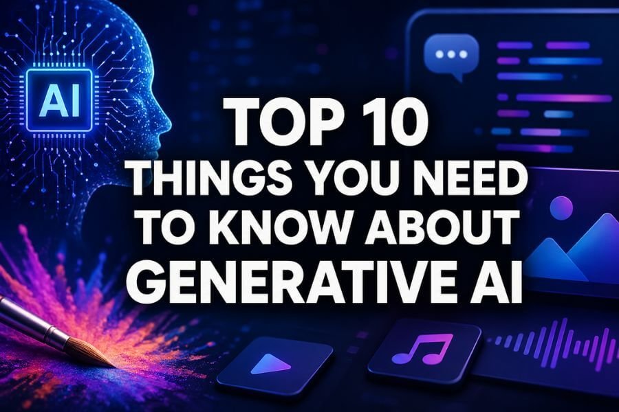 Read more about the article Top 10 Things You Need To Know About Generative AI
