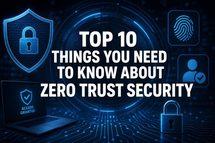 Read more about the article Top 10 Things You Need To Know About Zero Trust Security