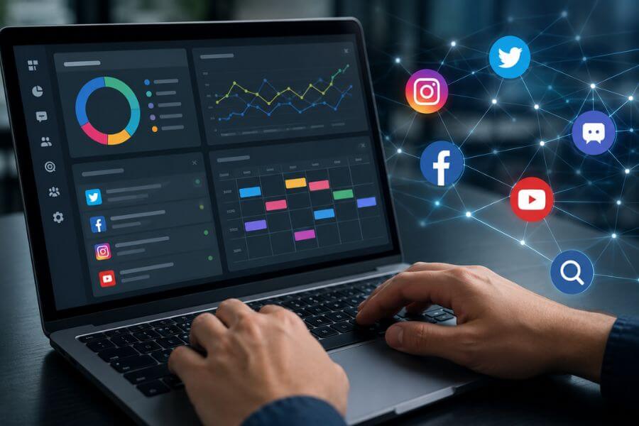 Read more about the article 9 Best Social Media Scheduling Tools with Built-In AI Listening Bots
